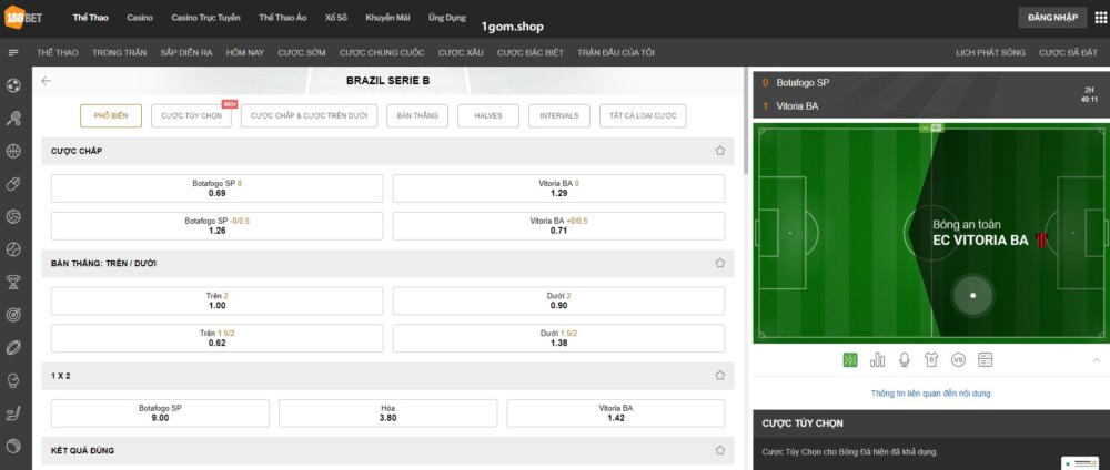 Giao diện cá cược thể thao trực tuyến tại nhà cái