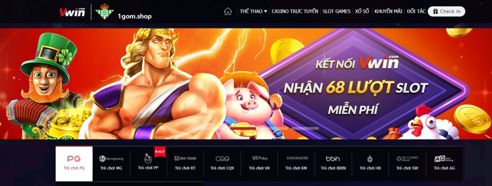 Slot games tại nhà cái trực tuyến