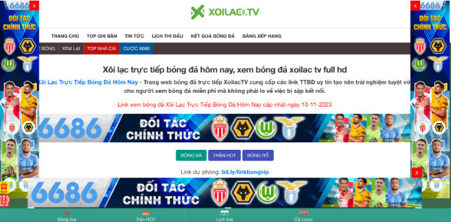 Trang web có nhiều ưu điểm tuyệt vời khi xem trực tiếp bóng đá