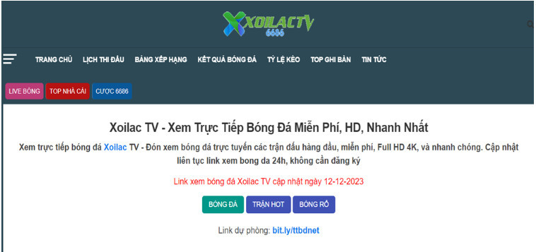 Xoilac TV có rất nhiều chuyên mục để phục vụ khán giả 