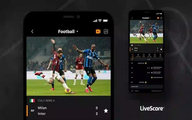 Trên trang web có cae livescore để mọi người theo dõi lại trận đấu