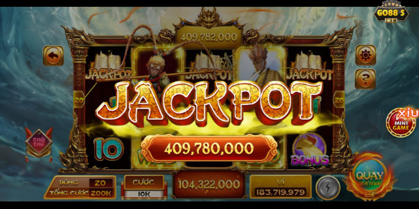 Giá trị Jackpot tại Nổ Hũ Go88 Cao