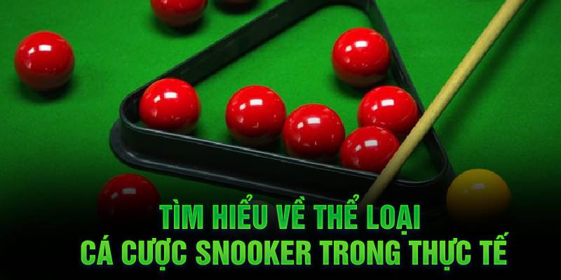 Tìm hiểu về thể loại cá cược Snooker trong thực tế